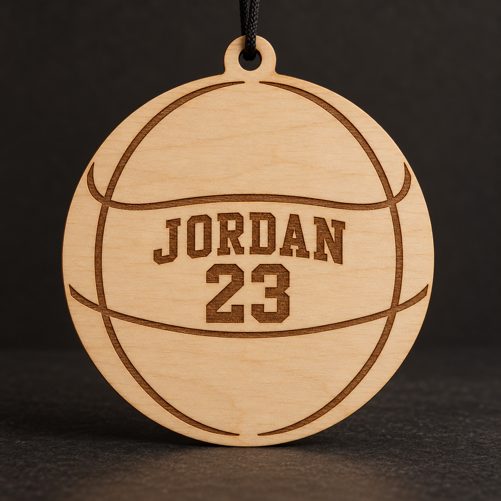 Game Day Basketball Ornament