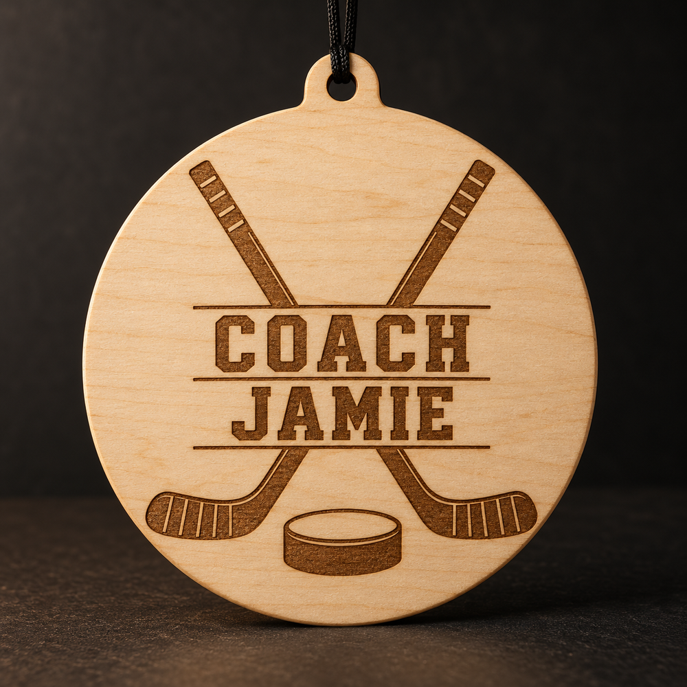 Game Day Hockey Ornament